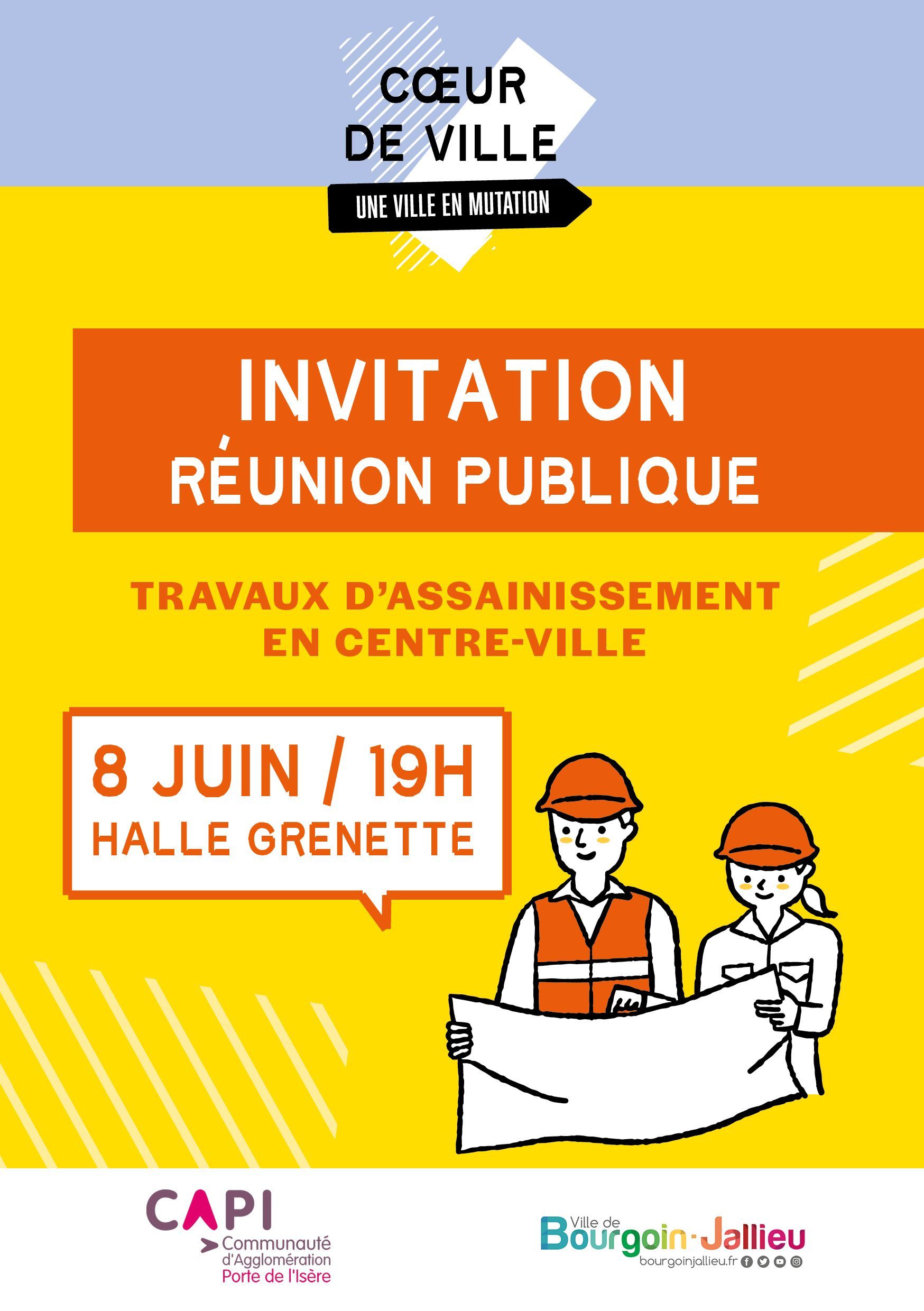 réunion public travaux assainissement