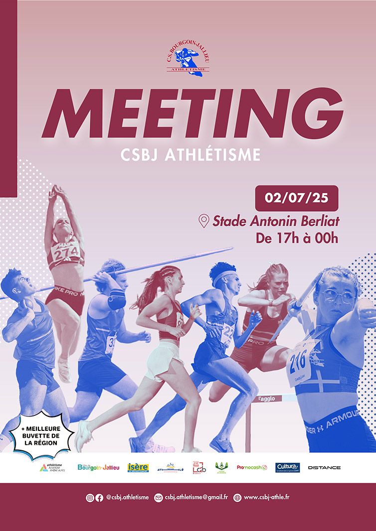 2 JUILLET Affiche Meeting CSBJ Athlétisme 2 copie