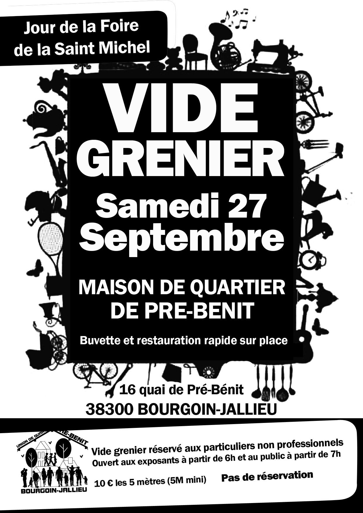Affiche VIDE GRENIER 2024 copie