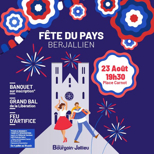 Dimanche 23 août, c'est la Fête du Pays Berjallien