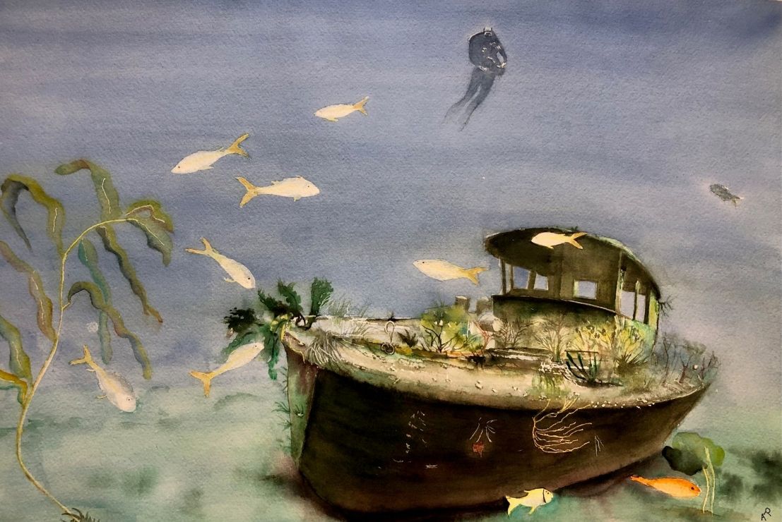 Anne-Marie PAMPIGLIONE Aquarelliste
