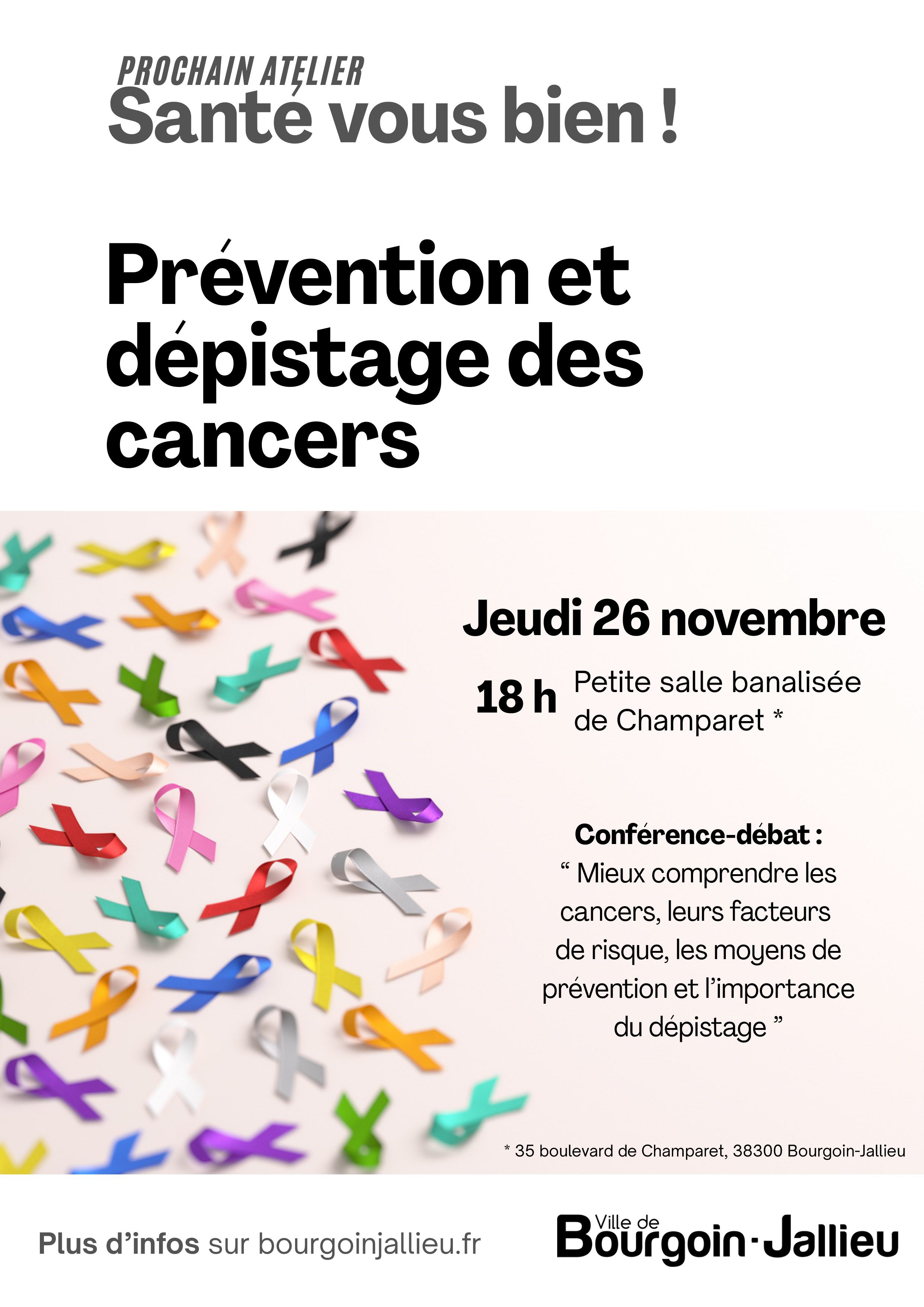 affiche ateliers santé vous bien Novembre