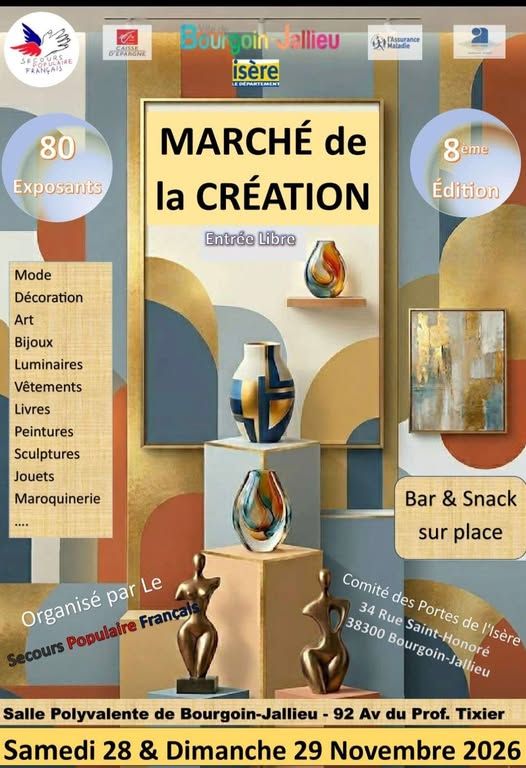 marché de la création