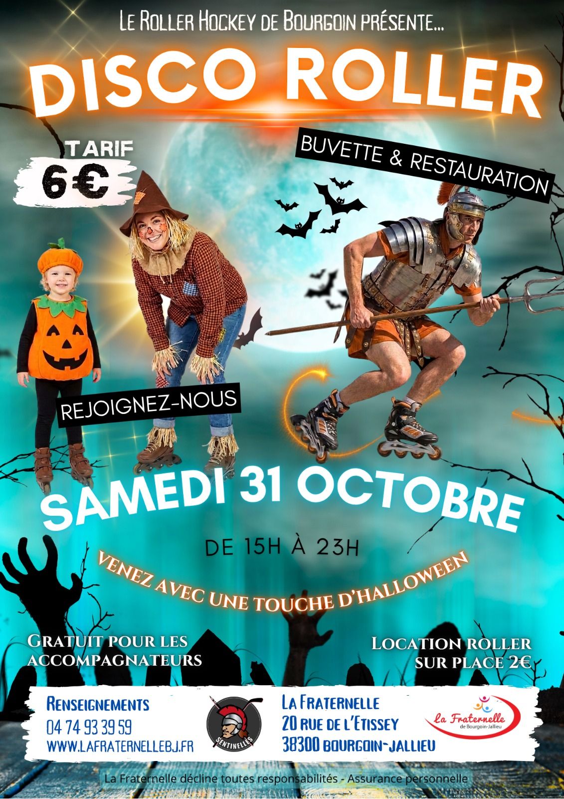 2026 10 31 Affiche Disco Roller
