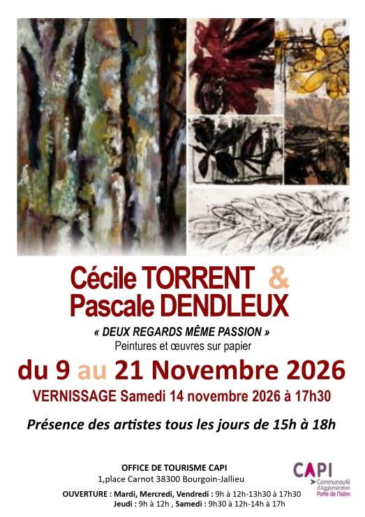 Exposition de Pascale Dendleux et Cecile Torrent